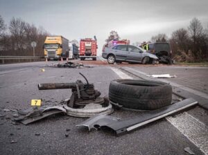 Las huellas de los accidentes de tránsito